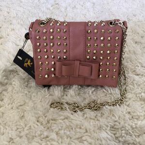 Lionel Bow Studded Cross Body